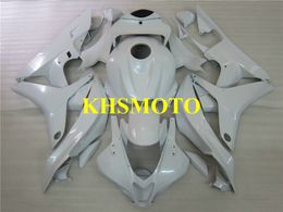 Kit de carenado de motocicleta personalizado para Honda CBR600RR 07 08 CBR 600RR F5 2007 2008 CBR600 ABS Conjunto de carenados blanco fresco + Regalos HX27