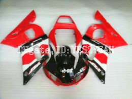 Kit carénage de moto sur mesure pour YAMAHA YZFR6 98 99 00 02 YZF R6 1998 2002 YZF600 Ensemble carénage rouge ABS + Cadeaux YM15