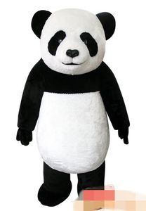 Custom Mr. Panda Mascot Costume Gratis verzending