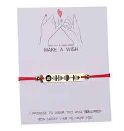 Bracelet de code Spotify de musique personnalisé pour femmes hommes Bracelet de corde fait à la main Code de chanson personnalisé bijoux cadeaux pour le nouvel an6204757