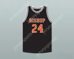 Nombre personalizado para hombres Jóvenes/niños Jack Cunningham 24 Bishop Hayes Tigers Jersey de baloncesto negro The Way Back Top Stitched S-6XL