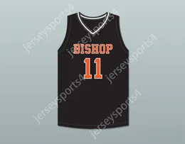 Nombre personalizado para hombres Jóvenes/niños Kenny Dawes 11 Obispo Hayes Tigers Jersey de baloncesto negro The Way Back Top Stitched S-6XL