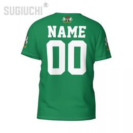 Nom de nom personnalisé Nigeria Flag Emblem 3D T-shirts Vêtements pour hommes Femmes T-T-T-T-T-Soccer Fans de football Fans de football T-shirt
