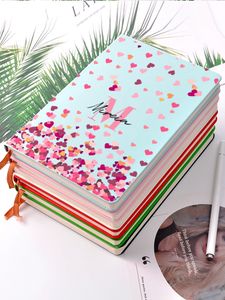 Aangepaste naam Pink Love Notebook Agenda Student Kladblok Planner Diary Notebooks for School 220713