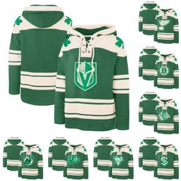 2024 St. Patrick's Day Pullover Hoodie Jersey Op maat, elke naam, elk nummer, gestikte hoodies, sporttrui