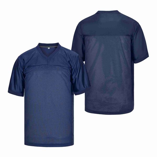 Camiseta de fútbol auténtica azul marino personalizada, nombre, número, talla S-4XL