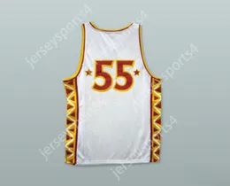 Custom Nay Mens Youth / Kids 1996 Hot Chili Style Rucker All Stars 55 Basket Basketball Jersey Top cousé S-6XL