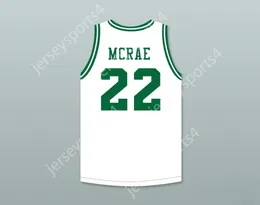 Jóvenes/niños personalizados no para hombres Anfernee Hardaway Butch McRae 22 St Joseph High School White Basketball Jersey con chips azules Patch Top Stitched S-6XL