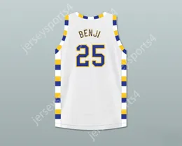 Custom Nay Mens Youth / Kids Ben 'Benji' Wilson 25 Simeon Career Academy Wolverines White Basketball Jersey Top cousé S-6XL