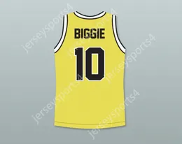 Custom nay mens Youth / Kids biggie smalls 10 Bad Boy Basketball Jersey avec patch top cousé S-6XL