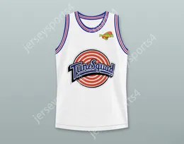 Custom Nay Mens Youth / Kids Bugs Bunny 1 Tune Squad Basketball Jersey avec Space Jam Patch Top cousé S-6XL