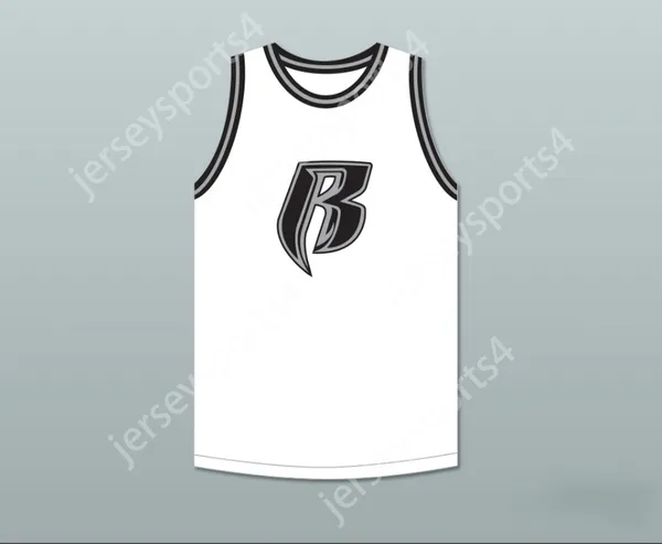 Custom nay mens Youth / Kids DMX 84 Rough Ryders White Basketball Jersey 5 Top cousé