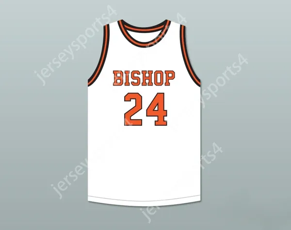 Custom nay mens Youth / Kids Jack Cunningham 24 Bishop Hayes Tigers Home Basketball Jersey le chemin Back Top cousé S-6XL