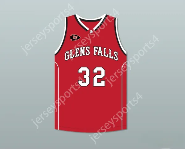 Custom nay mens Youth / Kids Jimmer Fredette 32 Glens Falls Indians Away Basketball Jersey avec Patch Top Cousted S-6XL