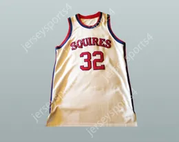 Custom Nay Mens Youth / Kids Julius Erving Dr.J 32 Virginia Squires Basketball Jersey Stitch cousu top cousé S-6XL