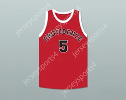 Custom Nay Mens Youth / Kids Kenny Sailors 5 Providence STEAMROLLLERS RED Basketball Jersey 2 Top cousé S-6XL