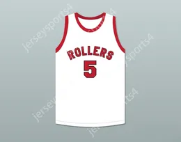 Custom Nay Mens Youth / Kids Kenny Sailors 5 Providence STEAMROLLLERS BLANC BASKETBALL Jersey 4 Top cousé S-6XL