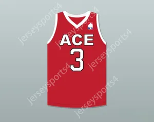 Custom Nay Mens Youth / Kids Ricegum 3 Ace Family Charity Basketball Jersey Top cousé S-6XL