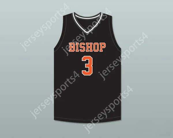 Nom et personnalités Mens Youth / Kids Brandon Durrett 3 Bishop Hayes Tigers Away Basketball Jersey le chemin Back Top Stitted S-6XL