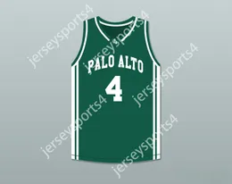 Aangepaste nee Naam Mens Jeugd/Kinderen Davante Adams 4 Palo Alto High School Vikings Dark Green Basketball Jersey Top gestikt S-6XL