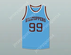 Nom et personnalités pour hommes / enfants George Mikan 99 Joliet Catholic High School Hilltoppers Light Blue Basketball Jersey 1 Top cousé S-6XL