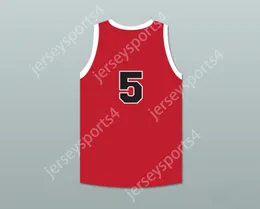 Nom nay personnalisé Mens Youth / Kids Kenny Sailors 5 Providence STEAMROLLERS BASKETBALL RED BASKETBALL 1 TOP CITÉ S-6XL