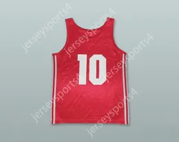 Custom Nay Name Mens Youth / Kids Sergei Belov 10 CSKA MOSCOW RED BASKETBALL MAISEYTOP STTITTED S-6XL