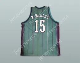 Nom nay personnalisé Jeunesse / Kids Master P Percy Miller 15 Pro Carrière Green Basketball Jersey Top cousé S-6XL