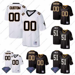 Personnalisé NCAA 75e Vintage Football Maillots Rétro Drew Brees Rickey Jackson Jahri Evans Willie Roaf Marques Colston Sam Mills Bobby Hebert Morten Andersen