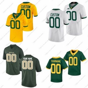 Camisetas personalizadas de fútbol americano de la NCAA Baylor Bears Mladenka Nielsen Patton Polley Roberts Yates Barrington Barrington Byers Dawn Ebosele Ellis Heffernan Maile