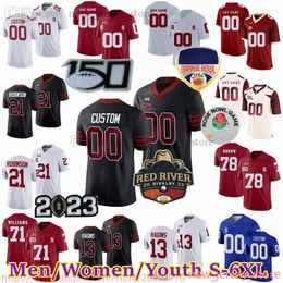 Custom S-6XL NCAA College Football Jersey 56 Halton 2 Billy Bowman Jr. 21 Xavier Robinson 12 Key Lawrence 40 Ethan Downs 3 Jalil Farooq 44 Sammy Brown 87 Jason Llewellyn