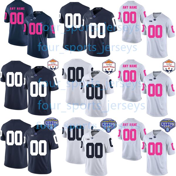 Maillots de football personnalisés NCAA College Penn State Nittany Ford Fashanu Tengwall Fisher Reed Allar Clifford Pribula Veilleux Allen Davis Holzworth Lee Singleton