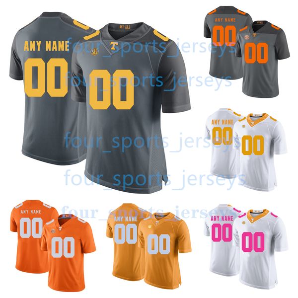 Maillots de football personnalisés du Tennessee College Tennessee Volunteers Moore Shuler Barnes Sampson Small Whitehead Wilk Williams-Thomas Wright Bittner Calloway Frerking
