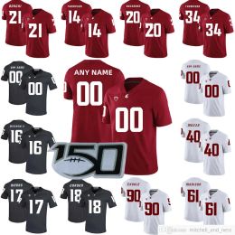 Maillot de football personnalisé NCAA College Washington State WSU Cougars 86 Moon Ashby 63 Nolan Byng 53 Peter Eyabi Gavin Barthiel Maillots cousus