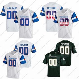 Maillots de football personnalisés NCAA Colorado State College Hardge III Hector Howell Huber Lambert Jr. Morris Schield Vincent Williams Hansen Wolff Turner Pettitt Radz