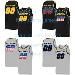 Custom NCAA Missouri Tigers College Basketball Kaleb Brown Noah Carter Ronnie Degray III Mohamed Diarra Sean East II Jackson Francois DeAndre Gholston