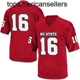 Personalizado NCAA NC State Wolfpack Su nombre S-6XL Blanco Rojo 9 Bradley Chubb 17 Philip Rivers 16 Russell Wilson College Retro Football Jersey