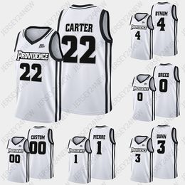 CUSTOM NCAA Providence Friars 2022-23 Maillots de basket-ball universitaire Accueil JerseyRafael Castro Bryce Hopkins Devin Carter Clifton Moo XS-4XL