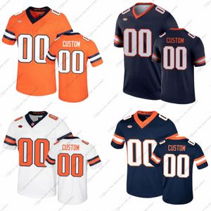 Custom NCAA Syracuse Orange College Football Jerseys Mason McDonald Roon Sparrow Sugano Thompson Wax Barron Bellamy Clark Delaine Folk Gould Greenwood Johnson