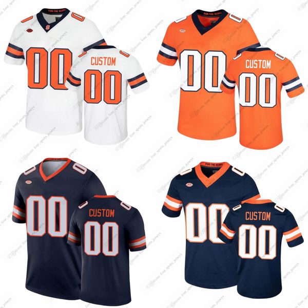 Custom NCAA Syracuse Orange College Football Jerseys Jim Nance Joe Morris Rio-Wilson Lamson MacPhail Shrader Allen Daniels Escobar Escobar Parkman Price Acker