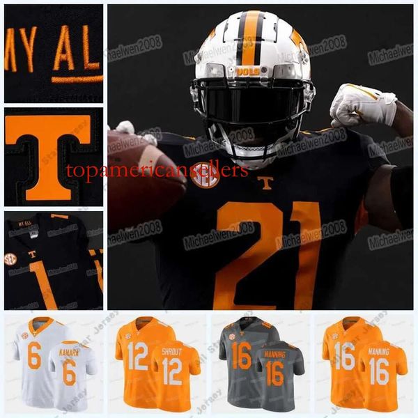 Maillot de football universitaire personnalisé Ncaa Tennessee Volunteers Jabari Small Harrison Bailey Hendon Hooker Ain Kamara Peyton Manning Trevon