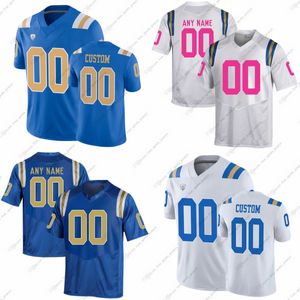 Camisetas personalizadas de fútbol universitario NCAA UCLA Bruins Woods Blaylock Churchwell III Davies Harley Hearn Humphrey Johnson Jolly Jr. Justice Kirkwood Newcombe Nimmo Swift