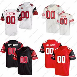 Aangepaste NCAA Utah Utes College voetbalshirts Eric Weddle Alex Smith Larry Wilson Scott Mitchell Luther Elliss Bryson Barnes Mack Howard Nate Johnson