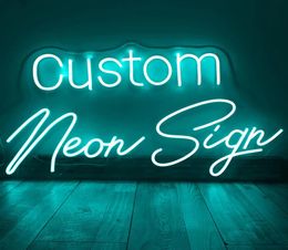 Aangepast neon bord LED LICHT LAMP ROOM Logo Decor Privé Customized Neons Lichten Teken voor trouwfeest Verjaardagswinkel Naam DE7048928