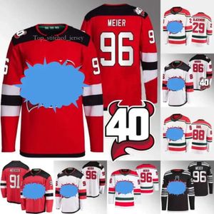 CUSTOM New Jersey''devils''timo Meier Jersey Jack Hughes Nico Hischier Jesper Boqvist Kevin Bahl Kenzie Blackwood Ondrej Palat Tomas Tata 7884