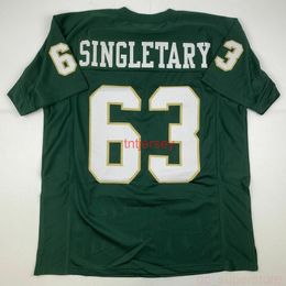 Le nouveau maillot de football cousu de New Mike Singletary Baylor Green Collège Ajoutez n'importe quel numéro de nom