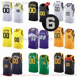 Camisetas de baloncesto impresas de nueva temporada personalizadas 24 Walker Kessler Udoka Azubuike Juan Toscano-Anderson Ochai Agbaji Leandro Bolmaro Micah Potter 6 parche