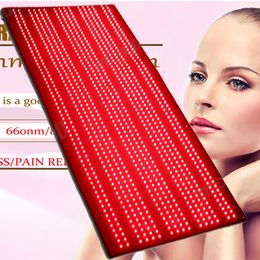 Custom New Style Big Size Ajustable Cerca de Red Infrared LED Luz Light Therapy Pads Para Protección Frigor Caliente Palacio