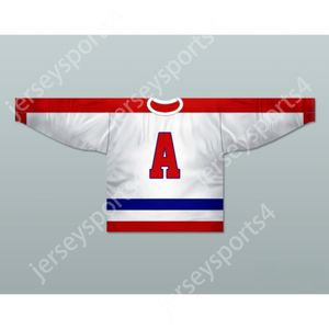 Personnalisé NEW YORK AMERICANS 1940-41 MAILLOT DE HOCKEY ALTERNATIF TOUT JOUEUR OU NUMÉRO NOUVEAU Top Cousu S-M-L-XL-XXL-3XL-4XL-5XL-6XL