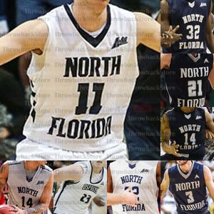 Custom North Florida Influt Basketball Jerseys Carter Hendricksen Garrett Sams Ivan Gandia-Rosa J.T. Escobar